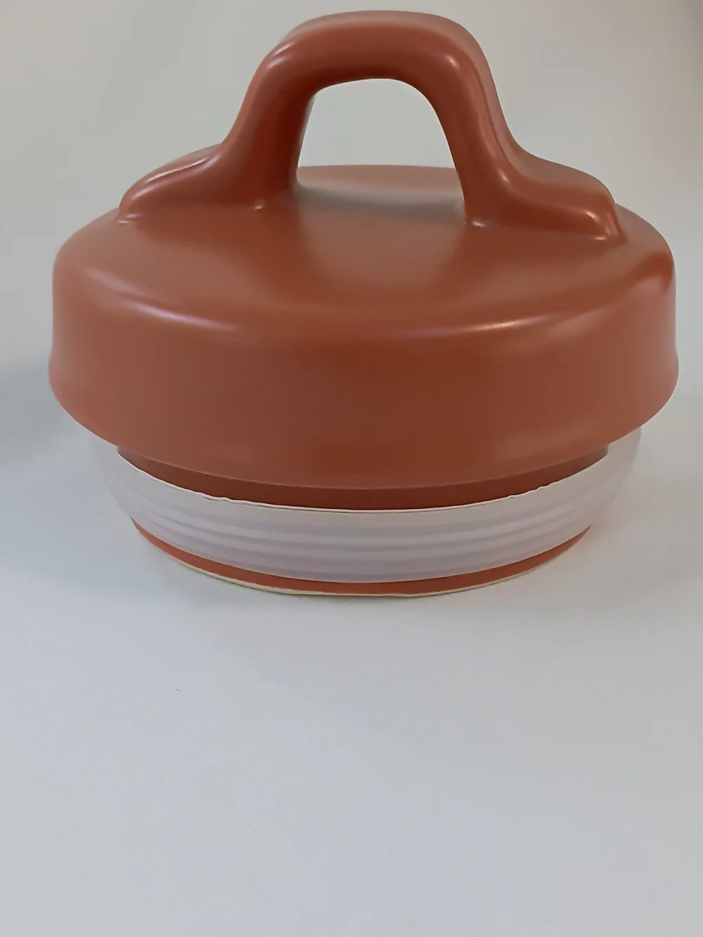 Rae Dunn MUNCHIES Canister Jar Orange Ceramic With Lid 213 Storage Farmhouse